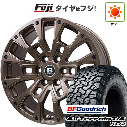 ランクル300 夏タイヤ ホイール4本セット 275/55R20 BFグッドリッチ オールテレーンT/A KO2 RBL ビッグウエイ B-LUGNAS BRD(マットブロンズ) 20インチ