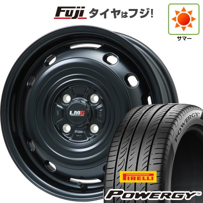 【新品 軽自動車】N-BOX タント スペーシア 夏タイヤ ホイール4本セット 165/55R15 ピレリ パワジー レアマイスター LMG OFF-STYLE 2 (マットブラック) 15インチ