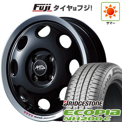新品、ホイール付き夏タイヤ 4本 155/65R14 ブリヂストン