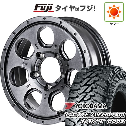 【新品】ジムニー 夏タイヤ ホイール４本セット 195/80R16 ヨコハマ ジオランダー M/T G003 MID ロードマックス マッドエージェント 16インチの通販は