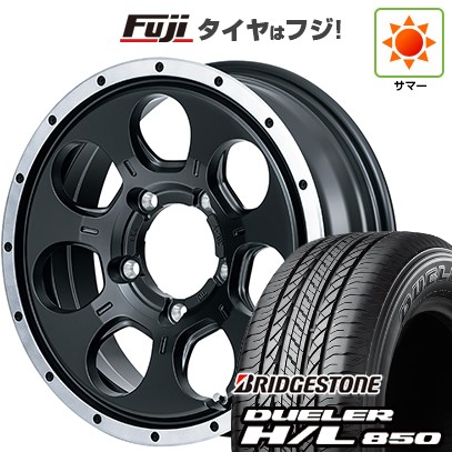 【新品】ジムニー 夏タイヤ ホイール４本セット 175/80R16 ブリヂストン デューラー H/L850 MID ロードマックス WO-7 16インチ