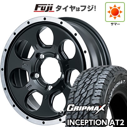 ジムニー 夏タイヤ ホイール4本セット 175/80R16 グリップマックス インセプション A/TII RWL(限定) MID WHEELS WO-7 16インチ
