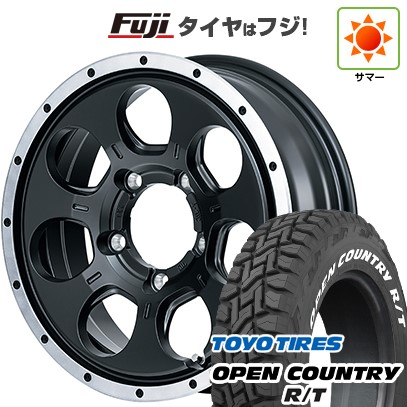 ジムニー 夏タイヤ ホイール4本セット 185/85R16 トーヨー オープンカントリー R/T RWL/RBL MID WHEELS WO-7 16インチ