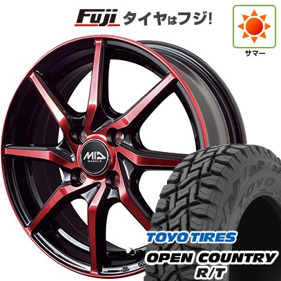 【新品 軽自動車】N-BOX タント スペーシア 夏タイヤ ホイール４本セット 155/65R14 トーヨー オープンカントリー R/T RBL MID ユーロスピード S810 14インチの通販は