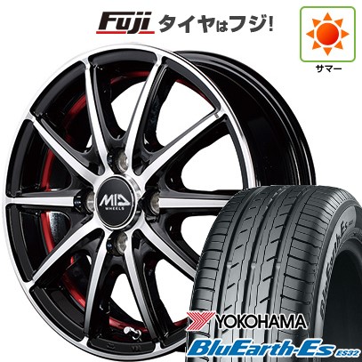 【軽自動車】N-BOX タント スペーシア 夏タイヤ ホイール4本セット 165/55R15 ヨコハマ ブルーアース ES32 MID WHEELS SX-2 15インチ