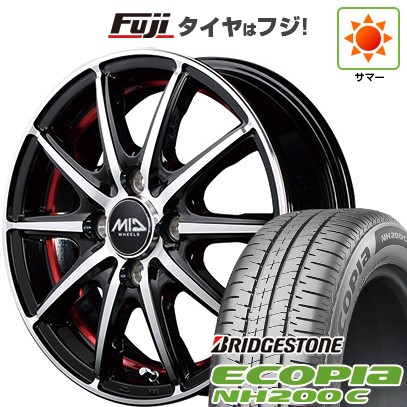 【軽自動車】N-BOX タント スペーシア 夏タイヤ ホイール4本セット 165/55R15 ブリヂストン エコピア NH200 C MID WHEELS SX-2 15インチ