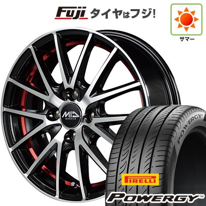 【軽自動車】N-BOX タント スペーシア 夏タイヤ ホイール4本セット 165/55R15 ピレリ パワジー MID WHEELS RX27 15インチ