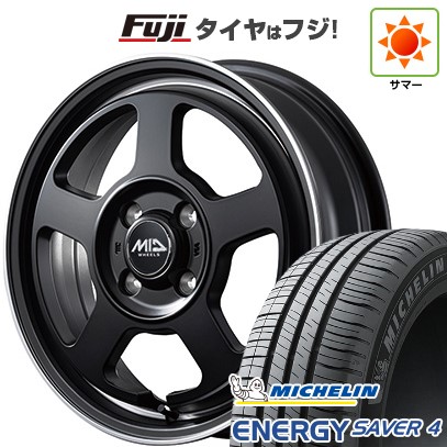 【新品 軽自動車】N-BOX タント スペーシア 夏タイヤ ホイール４本セット 165/55R15 ミシュラン エナジー セイバー4 MID ガルシア シカゴ5 15インチの通販は