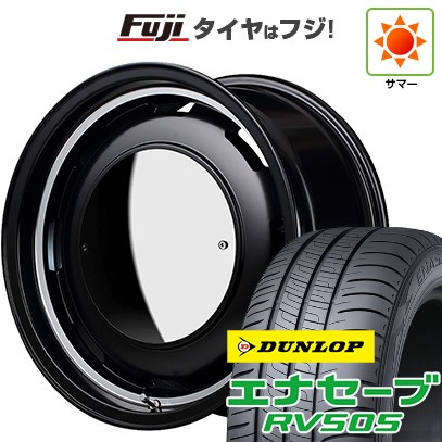 【軽自動車】N-BOX タント スペーシア 夏タイヤ ホイール4本セット 165/55R15 ダンロップ エナセーブ RV505 MID WHEELS ガルシア シスコ ムーン 15インチ