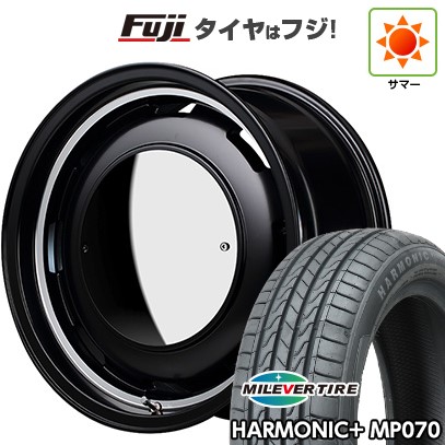 【軽自動車】N-BOX タント スペーシア 夏タイヤ ホイール4本セット 165/55R15 ミレバー ハーモニック プラス MP070(限定) MID WHEELS ガルシア シスコ ムーン 15インチ