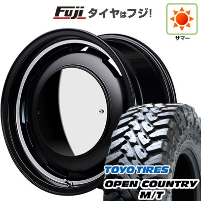 ジムニー 夏タイヤ ホイール4本セット 195R16C 104/102Q トーヨー オープンカントリー M/T MID WHEELS ガルシア シスコ ムーン 16インチ