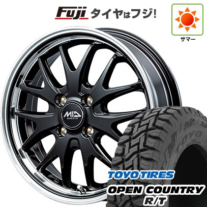 165/55R15 夏タイヤ ホイール４本セット 軽自動車用（N-BOX タント スペーシア） YOKOHAMA ジオランダー A/T G015 RBL レイズ 57C6 SPEC-M 15インチ 取付対象165⁄55R15\u003cBR\u003e 夏タイヤ ホイール４本セット 軽自動車用（N