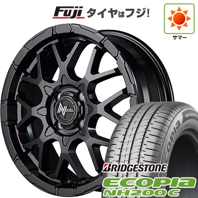 【軽自動車】N-BOX タント スペーシア 夏タイヤ ホイール4本セット 165/55R15 ブリヂストン エコピア NH200 C MID WHEELS NITRO POWER M28 バレットKC 15インチ