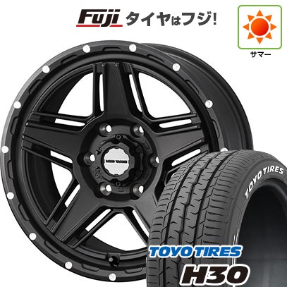 【新品】ハイエース200系 夏タイヤ ホイール４本セット 195/80R15 107/105N トーヨー H30 ウェッズアドベンチャー マッドヴァンス 07 15インチ