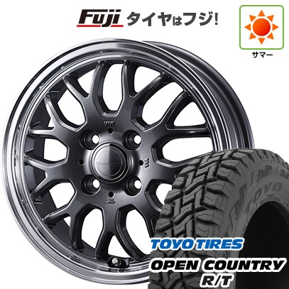 【新品 軽自動車】N-BOX タント スペーシア 夏タイヤ ホイール４本セット 155/65R14 トーヨー オープンカントリー R/T RBL ウェッズ グラフト 9M 14インチの通販は