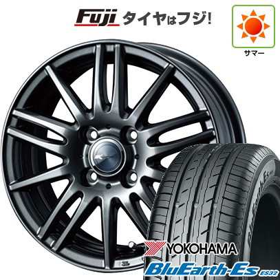【新品 軽自動車】N-BOX タント スペーシア 夏タイヤ ホイール４本セット 165/55R15 ヨコハマ ブルーアース ES32 ウェッズ ザミック ティート 15インチの通販は