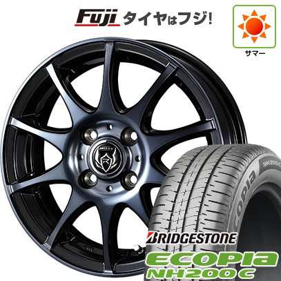 【新品 軽自動車】N-BOX タント スペーシア 夏タイヤ ホイール４本セット 165/55R15 ブリヂストン エコピア NH200 C ウェッズ ライツレー KC 15インチ