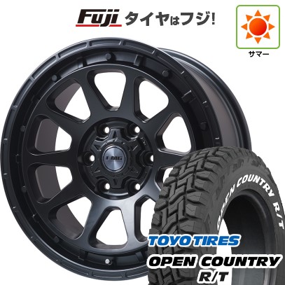 プラド/ハイラックス/トライトン(GSR) 夏タイヤ ホイール４本セット 265/65R17 トーヨー オープンカントリー R/T RWL/RBL レアマイスター LMG DIEZ マットブラック 17インチの通販は