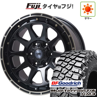 プラド/ハイラックス 夏タイヤ ホイール4本セット 265/65R17 BFグッドリッチ マッドテレーンT/A KM3 レアマイスター LMG DIEZ グロスブラック/ブロンズクリア 17インチ