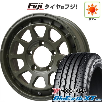 【新品】ジムニーシエラ 夏タイヤ ホイール４本セット 215/70R16 ヨコハマ ブルーアース XT AE61 レアマイスター LMG DIEZ オリーブグリーン 16インチの通販は