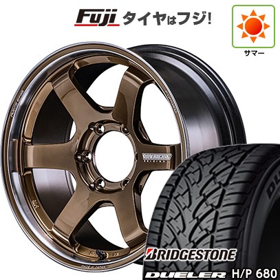 プラド/ハイラックス/トライトン 夏タイヤ ホイール4本セット 265/60R18 ブリヂストン デューラー H/P680 RAYS レイズ ボルクレーシング TE37SB ツアラー SR 18インチの通販は