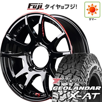 ジムニー 夏タイヤ ホイール4本セット 195/80R16 ヨコハマ ジオランダー X-AT G016 OWL RAYS レイズ グラムライツ 57JV REV LIMIT EDITION 16インチの通販は