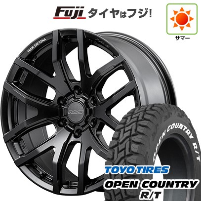 プラド 夏タイヤ ホイール4本セット 275/55R20 トーヨー オープンカントリー R/T RWL/RBL RAYS レイズ デイトナ F6ゲイン ブラックエディション 20インチの通販は 207,500円