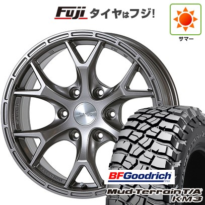 プラド/ハイラックス 夏タイヤ ホイール4本セット 265/70R17 BFグッドリッチ マッドテレーンT/A KM3 ジャオス トライブクロウ 17インチ