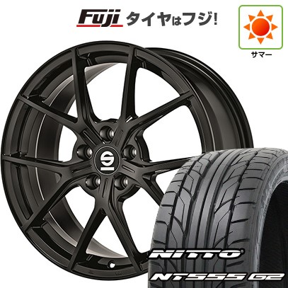 【パンク保証付き】【新品国産車用5穴114.3】 夏タイヤ ホイール4本セット 235/35R19 ニットー NT555 G2 OZ SPARCO ポディオ 19インチ