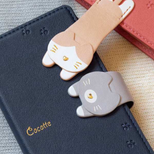 人気商品 多機種対応 マルチ手帳型 スマホカバー iPhone Android 猫ベージュ