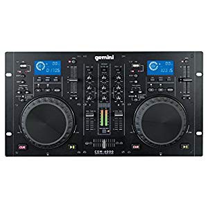 GEMINI MP3 / CD DJ ワークステーション デュアルCDJ PLAYER+MIXER CDM