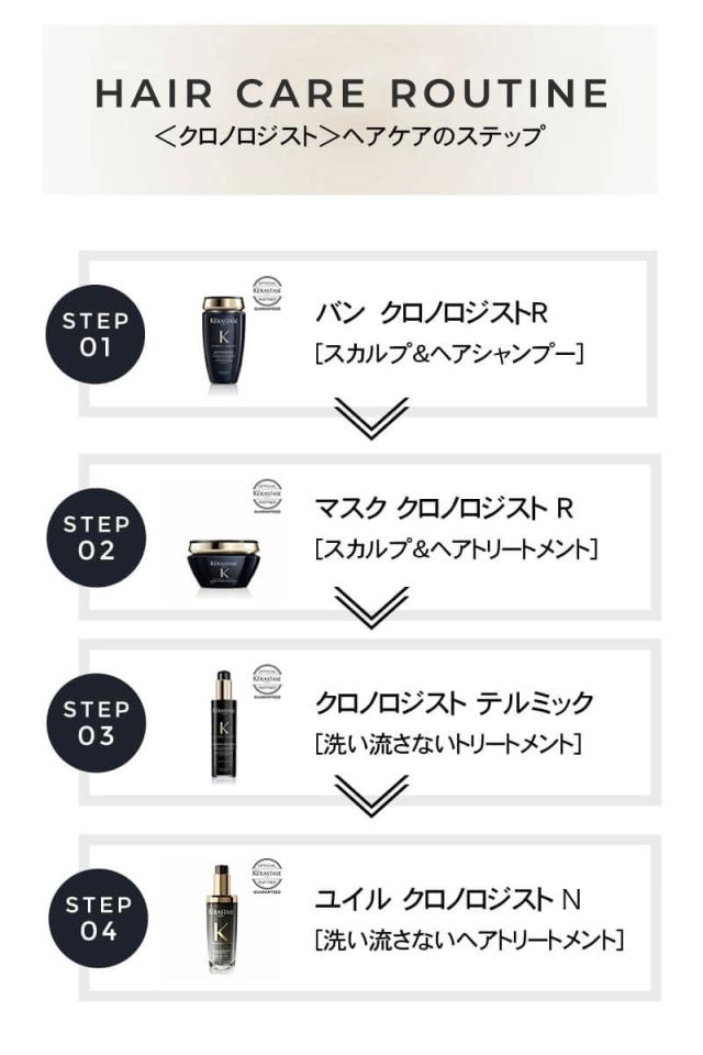 【正規販売店/送料無料】KERASTASE ケラスターゼ CH マスク クロノロジスト R 200ml 黒 ブラック【メーカー認証正規販売店】_10