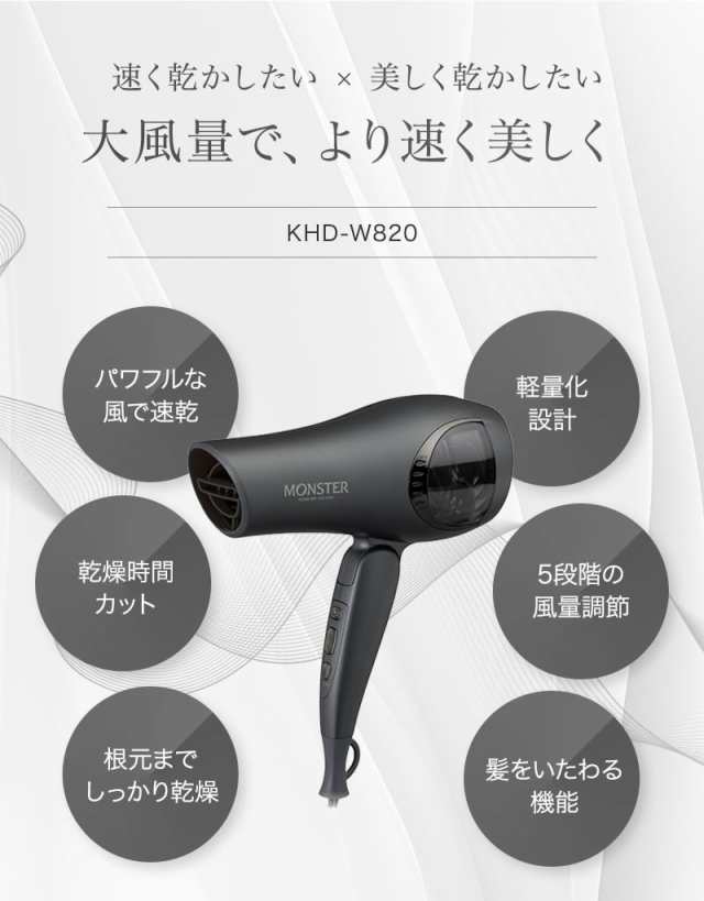送料無料/上位モデル】Monster モンスター ダブルファン 送料無料/上位モデル】Monster モンスター ダブルファン