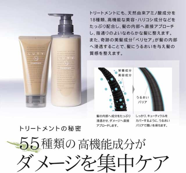 送料無料 Luty ルーティー シャンプー 500ml トリートメント 500g セット Luty ルーティー ヘアケア おすすめ さらツヤ 人気 話題の通販はau Pay マーケット ビューティーパーク