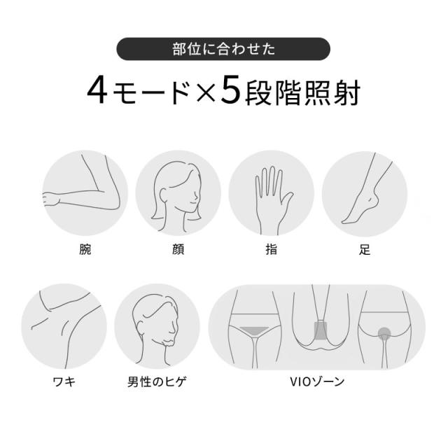 正規販売店】Noend ノーエンド コードレス脱毛器 W クーリング フォト