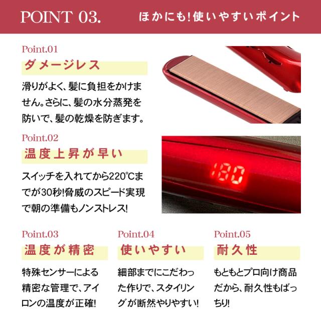 送料無料】ラディアント R シルクプロ アイロン レッド/ブラック BNR