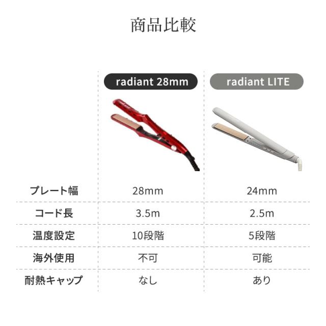 【正規品/送料無料】シルクプロ ヘアアイロン ラディアント ライト 24mm radiant LITE ストレートアイロン シルクヘアアイロン ストレート くせ毛 おすすめ 人気 美容 ヘアアイロン