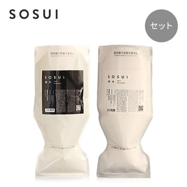 【正規販売店】 SOSUI HAIR SHAMPOO TREATMENT セット 1000g 大容量 疎水 シャンプー ヘア トリートメント ヘアケア ダメージケア 健康毛 ハリコシ 保湿 コーティング　ソスイ