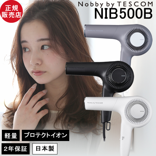 テスコム NIB500B ホワイトアッシュ プロフェッショナル プロテクトイオン ヘアドライヤー｜NIB500B