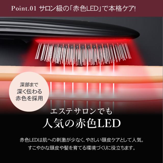 【送料無料/選べるカラー】WAVEWAVE クッションブラシ EMS Brush Air ブラック / ホワイト / ゴールド WH41-01 ヘアブラシ エアー ウェイブウェイブ_8