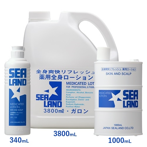 インターコスメ シーランド 薬用ローション アンティセプティック 3800mL(業務用ガロン) サロン専売品 【NS】