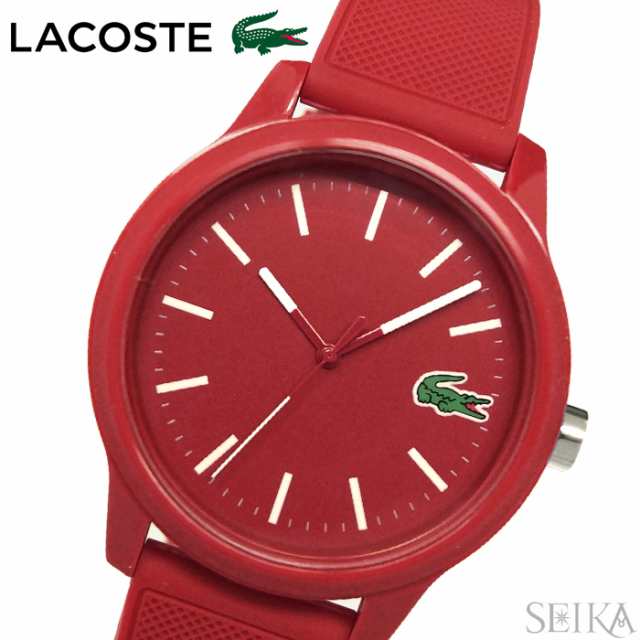 ラコステ Lacoste L 12 12 109 144 時計 腕時計 メンズ レッド ラバー 赤い腕時計 新生活 の通販はau Pay マーケット 腕時計 ブランドギフト Seika