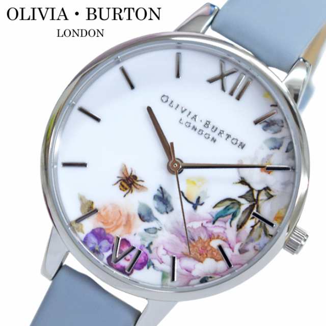 オリビアバートン Olivia Burton 時計 104 Ob16eg114腕時計 レディース 34mm 花柄 チョークブルー レザー ギフトの通販はau Pay マーケット 腕時計 ブランドギフト Seika