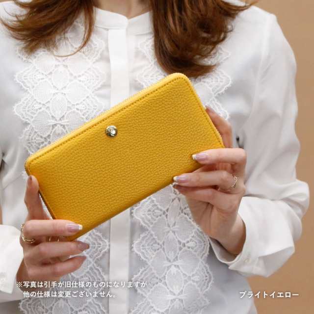 長財布 本革 日本製 母の日 おしゃれ イエロー かわいい プレゼント 大容量 誕生日 ホワイトデー 白 黄色 ブランド オレンジ 小銭入れ付 赤  宅配便送料無料 メール便可 黒 ラウンドファスナー レディース