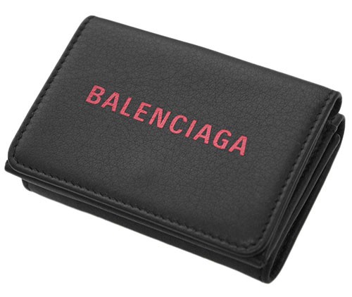 バレンシアガ 財布 1075 Balenciaga バレンシアガ メンズ ミニ 三つ折り コンパクト財布 小銭入れ付 ロゴ レザー Bk アウトレットの通販はau Pay マーケット 買付道 Jjブランド専科