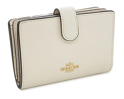 コーチ 財布 F11484 Imcah Coach L字ミディアム コーナー ジップウォレット クロスグレインレザー チョーク オフホワイト アウトレットの通販はau Pay マーケット 買付道 Jjブランド専科