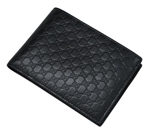 グッチ アウトレット 財布 1000 Gucci メンズ 二つ折り 小銭付き 横長 マイクログッチッシマ ブラックの通販はau Pay マーケット 買付道 Jjブランド専科