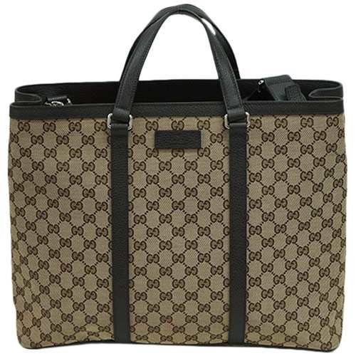 グッチ アウトレット バッグ 96 Gucci 2way トートバッグ Ggキャンバス ベージュ 型押しカーフブラウンの通販はau Pay マーケット 買付道 Jjブランド専科