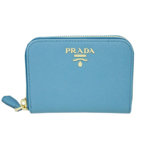 プラダ コインケース 1mm268 Prada ラウンドファスナー 小銭入れ Glロゴ サッフィアーノ ヴォヤージュ カーフブルー アウトレットの通販はau Pay マーケット 買付道 Jjブランド専科