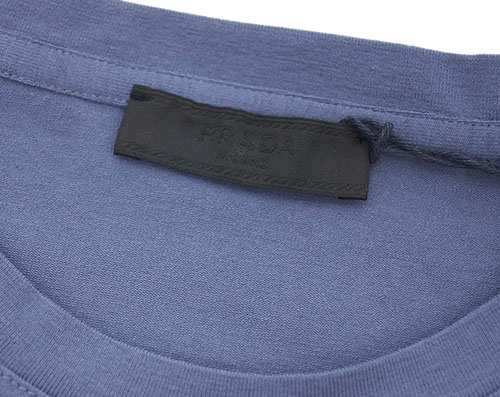 プラダ Tシャツ SJN250 PRADA メンズ 半袖 クルーネック コットン/エラ プラダ Tシャツ SJN250 PRADA メンズ 半袖 クルーネック コットン/エラ